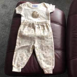 2 piece teddy bear outfit 3-6 months